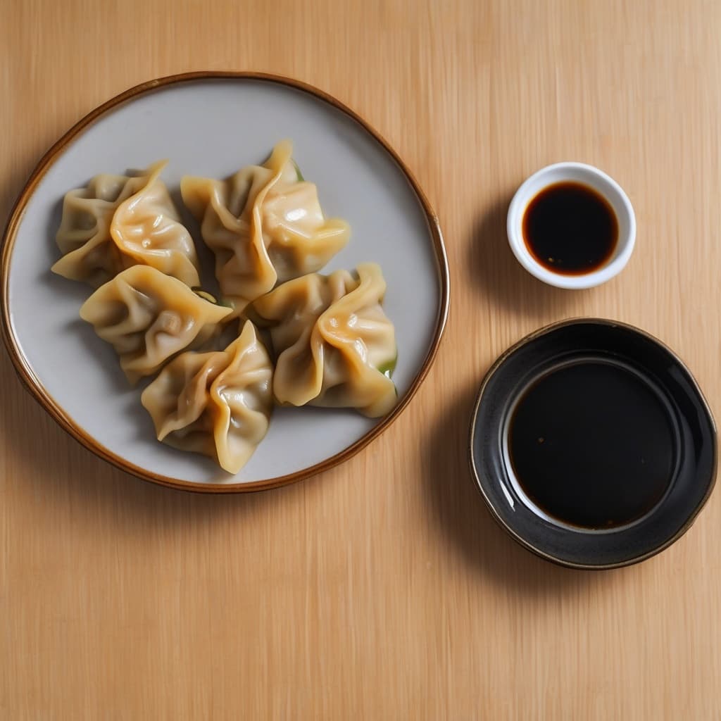DS6. Pan Fried Pork Dumpling (4 pcs)