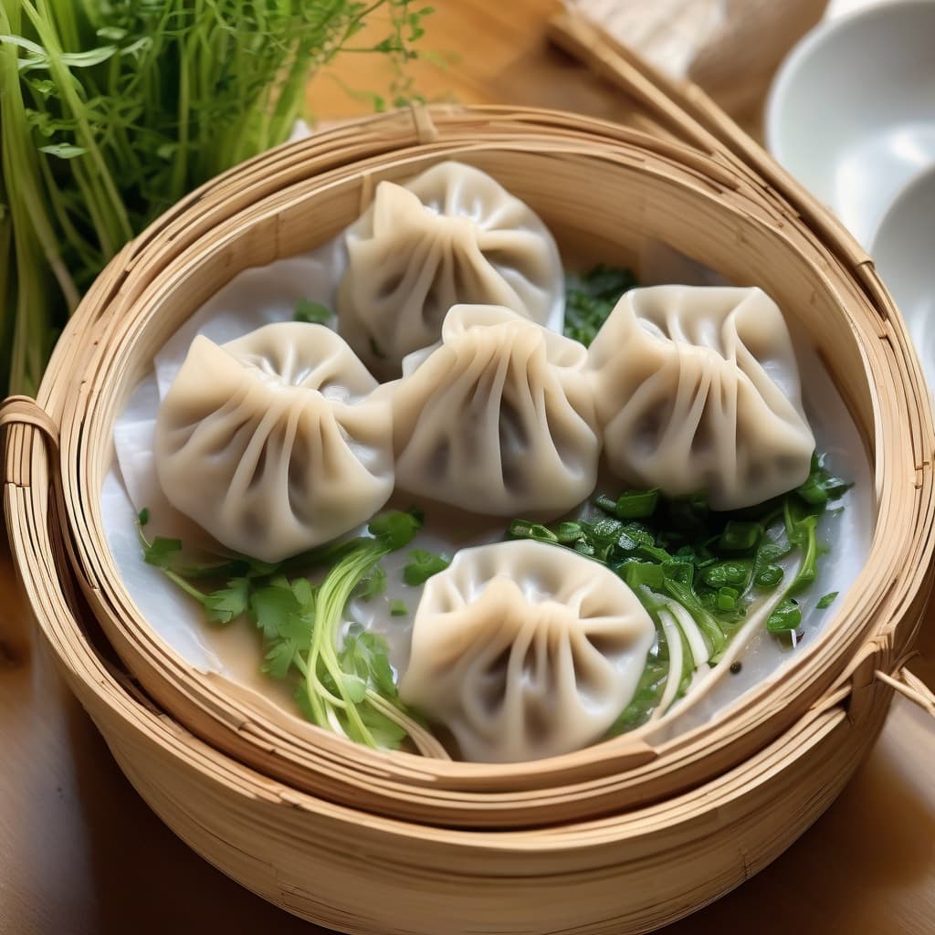 DS4. Steamed Beef Dumpling (4 pcs)